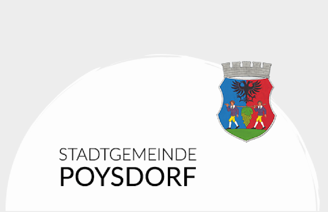 Stadtgemeinde Poysdorf Logo Partner Fahrwerkstadl Weinviertel